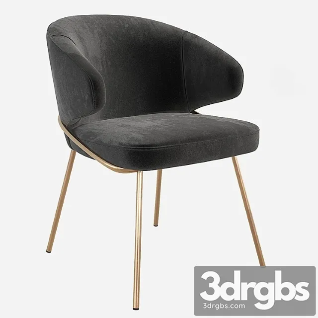 Eichholtz kinley dining chair 2 3D Model Free