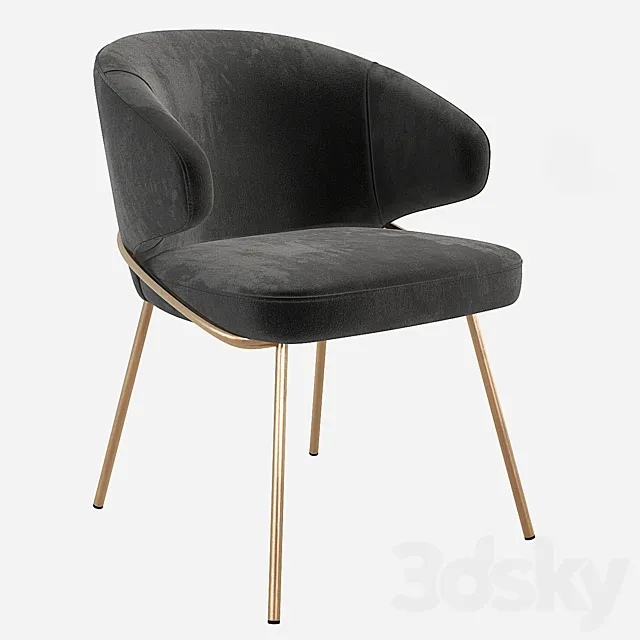 Eichholtz Kinley Dining Chair 3D Model