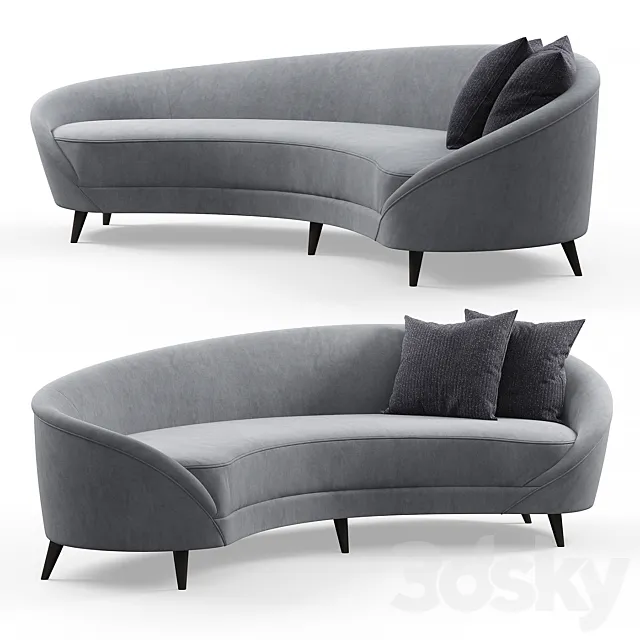 Eichholtz la perla sofa 3D Model
