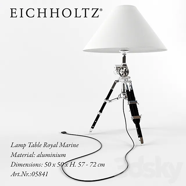 Eichholtz LampTable Royal Marine 3D Model