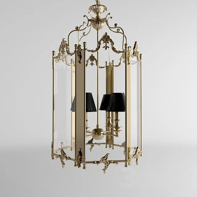 Eichholtz Lantern Dufour 4 Light 3D Model