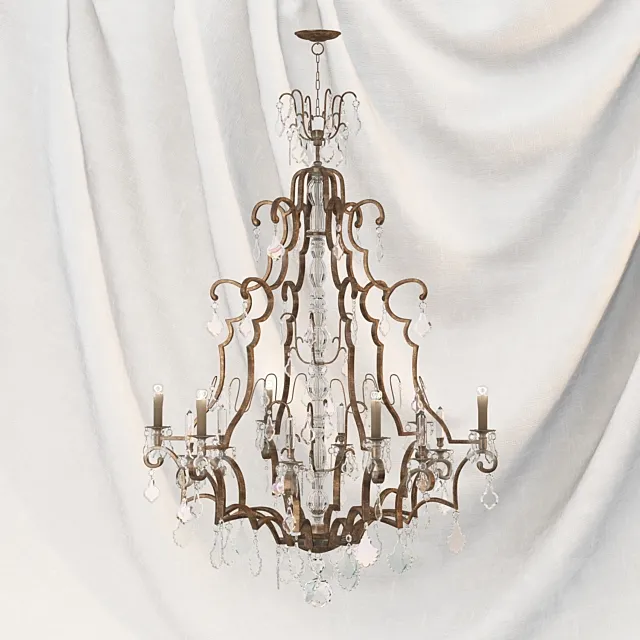 Eichholtz luster chateau de wideville 3DModel