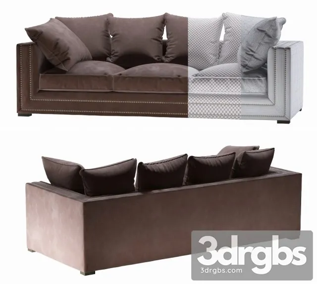 Eichholtz Mallorca Sofa 01 3D Model Free