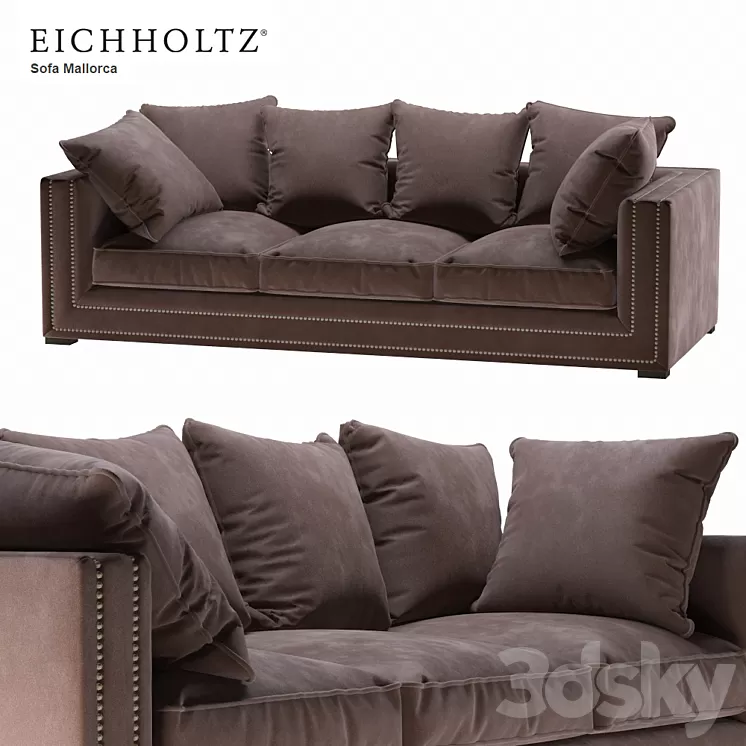 Eichholtz Mallorca Sofa 110076 3D Model