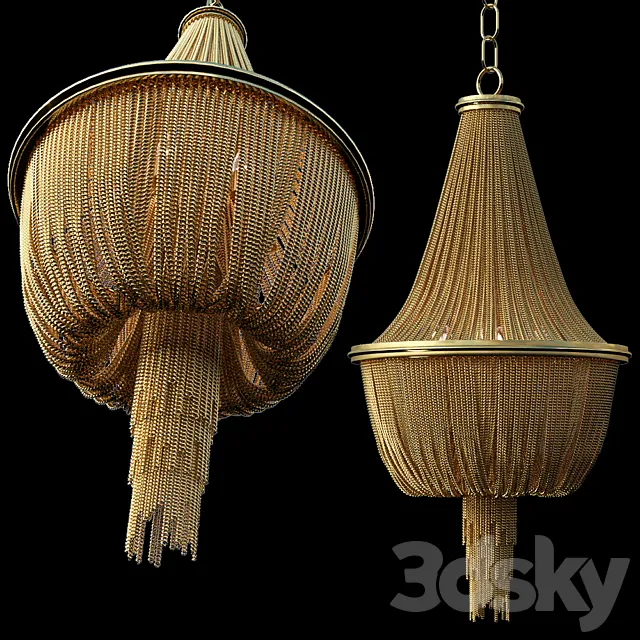 Eichholtz Martinez L Chandelier 3DModel