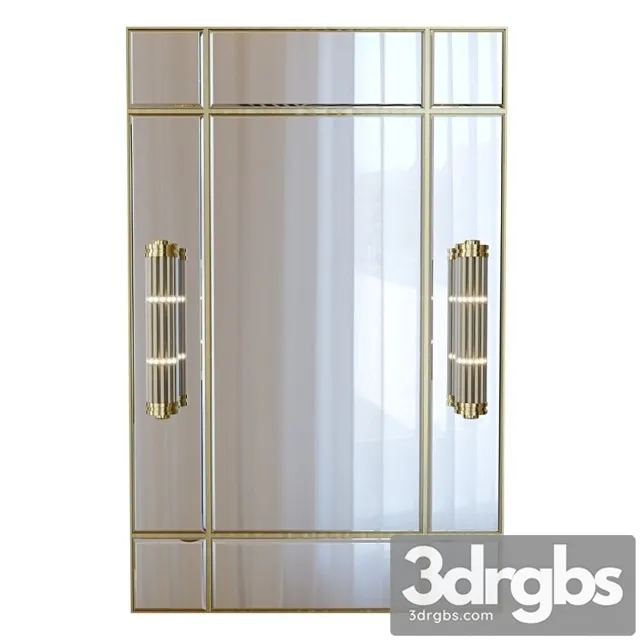 Eichholtz mirror beaumont with light 3D Model Free