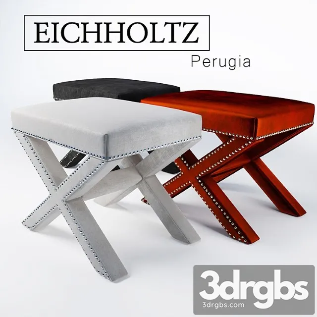 Eichholtz Perugia Stool 3D Model Free