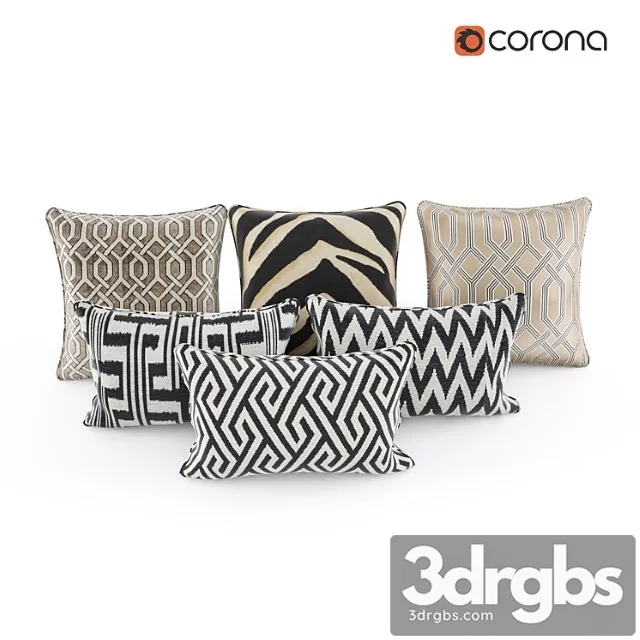 Eichholtz pillows 3D Model Free