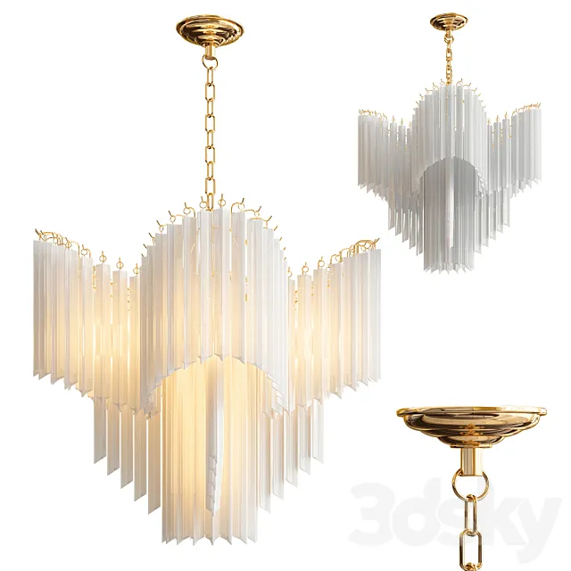 Eichholtz pulsar chandelier 3D Model