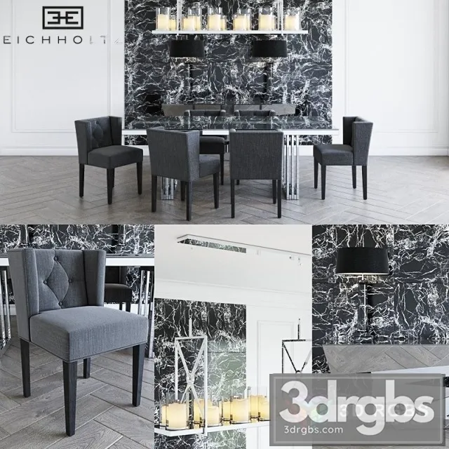 Eichholtz Set 02 3D Model Free