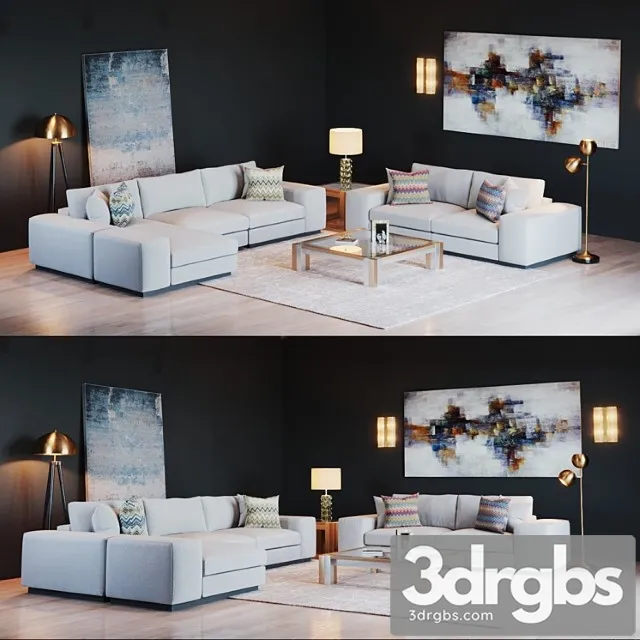 Eichholtz set 2 3D Model Free