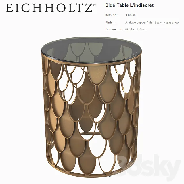 Eichholtz side table L’indiscret 3D Model