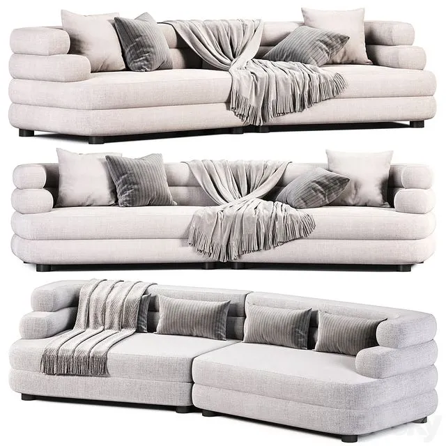 Eichholtz Sofa Malaga L 3D Model