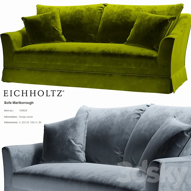 Eichholtz Sofa Marlborough 3DModel