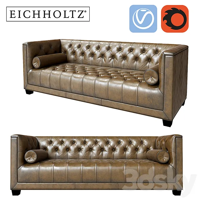 Eichholtz Sofa Paolo 3D Model