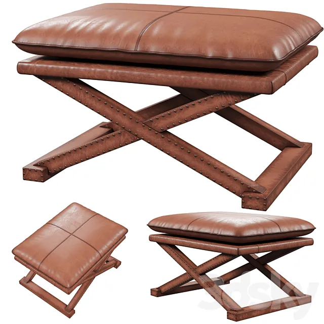 Eichholtz Stool Brookfield 3DModel