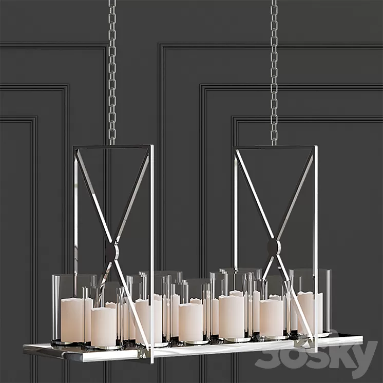 Eichholtz Summit Chandelier 3D Model