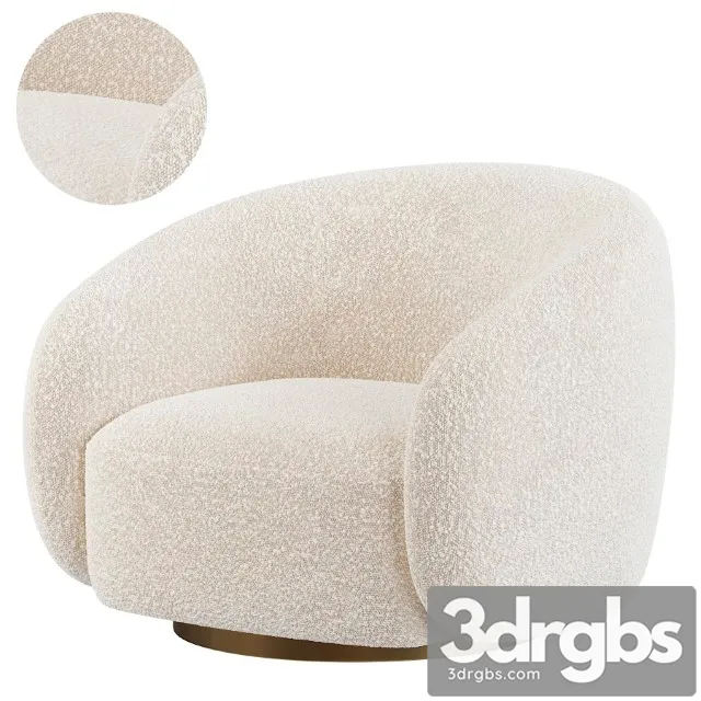 Eichholtz Swivel Brice Chair 3D Model Free
