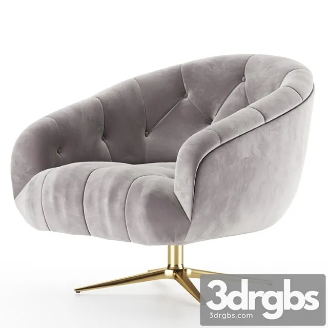 Eichholtz swivel chair gardner 3D Model Free