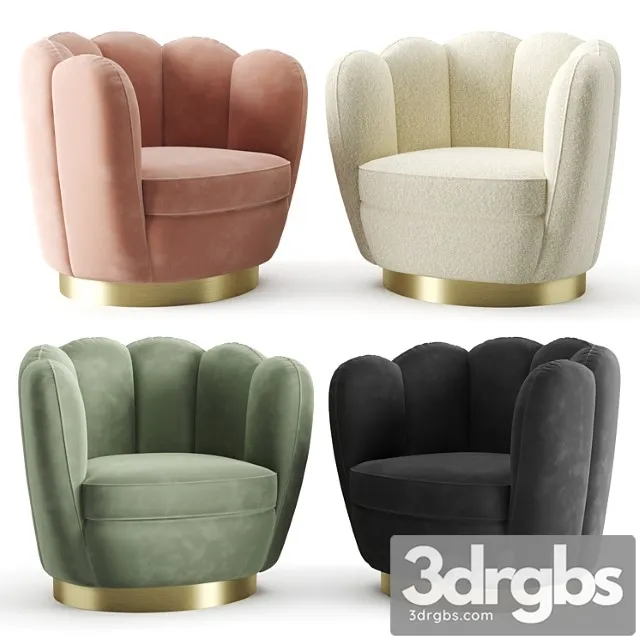 Eichholtz swivel chair mirage 3D Model Free