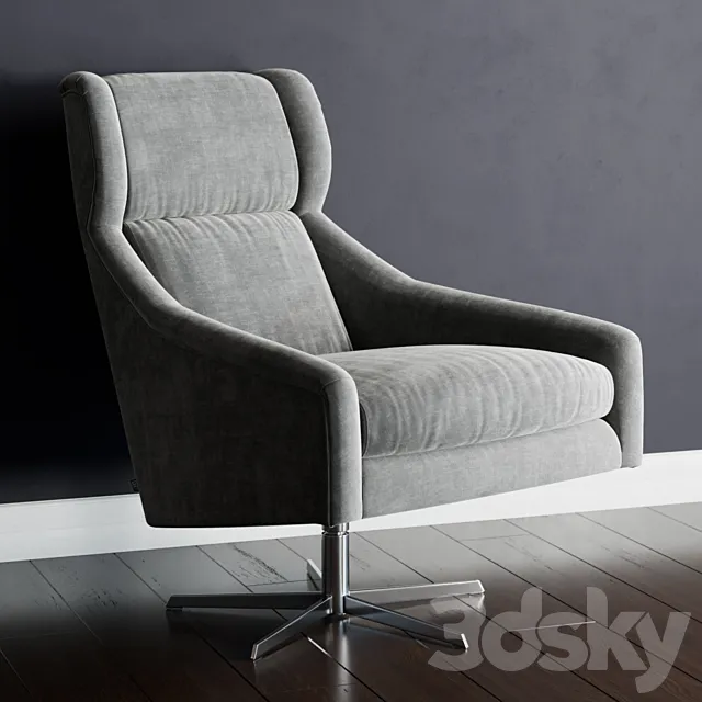 Eichholtz Swivel Chair Nara 3D Model