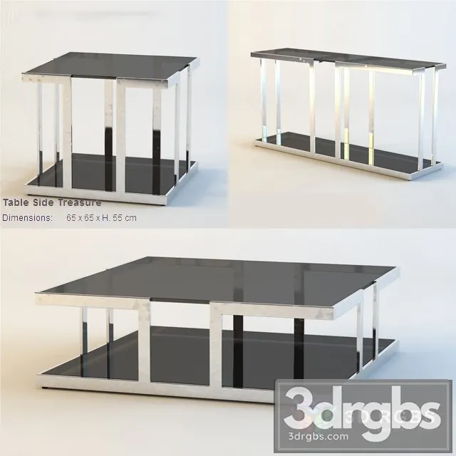 Eichholtz Tables Treasure 3D Model Free