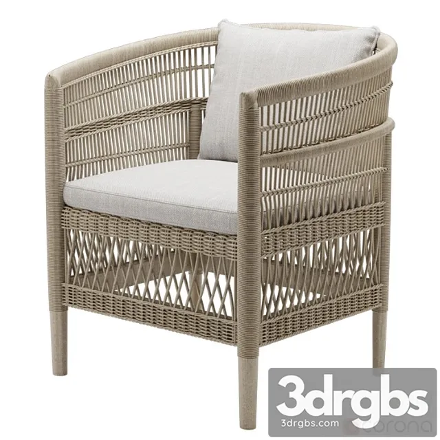 Eichholtz togo armchair 3D Model Free