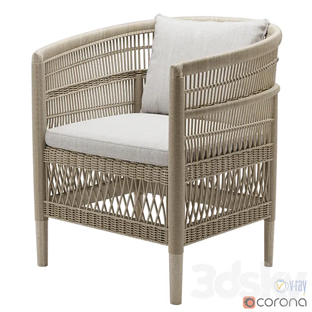 Eichholtz Togo armchair 3DModel