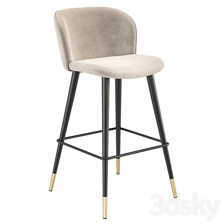 Eichholtz Volante Bar Stool 3D Model Free