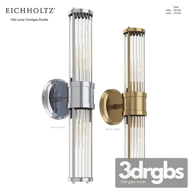 Eichholtz wall lamp claridges double 111018 111016 3D Model Free