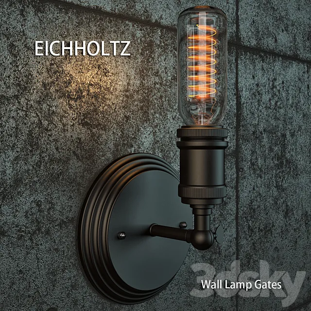 Eichholtz Wall Lamp Gates 3D Model
