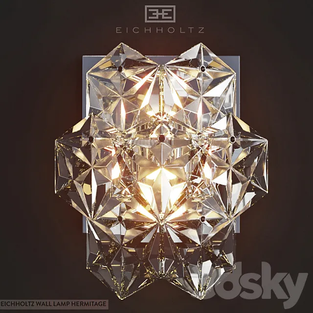 EICHHOLTZ wall lamp Hermitage 3D Model