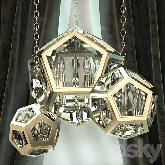 Eichholtz Yorkshire Lantern S. M. L 3DModel