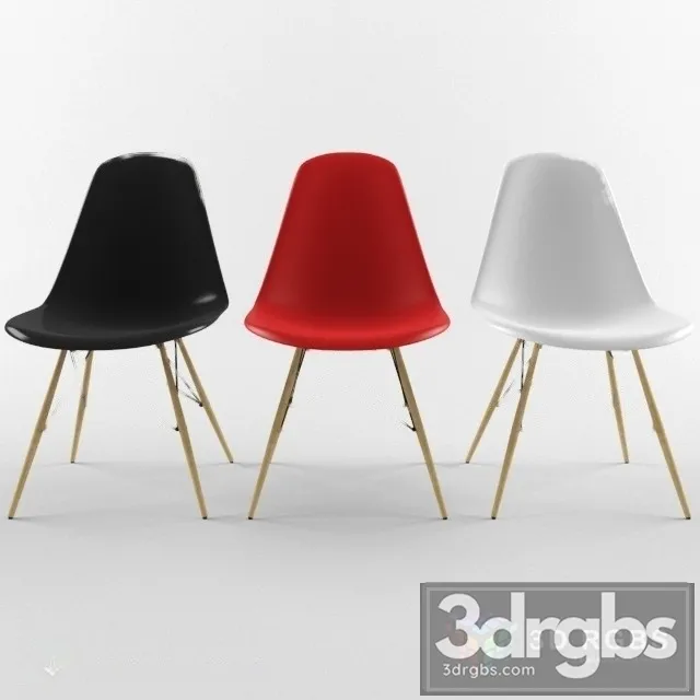 Eiffel Stuh Charles Eames Chair 3D Model Free