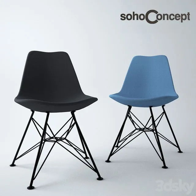 Eiffel Tower sohoConcept 3D Model