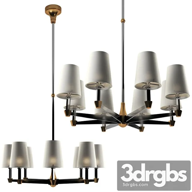 Eight branch chandeliers 3D Model Free