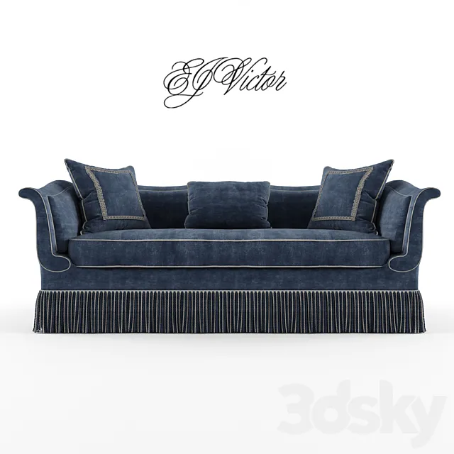 EJ Victor 2204-82 Julia Gray Belle Epoch Sofa 3D Model