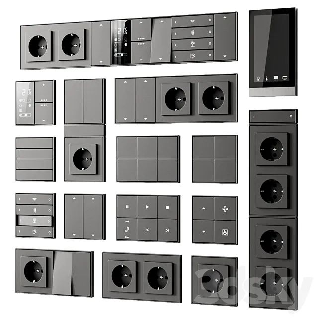 Ekinex sockets and switches Free Download