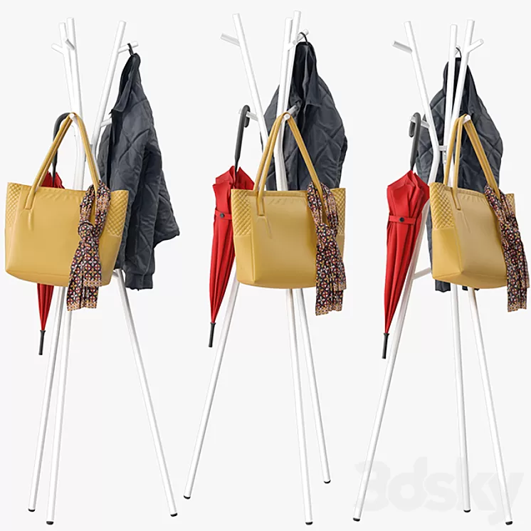 Ekrar Coat Stand 3D Model