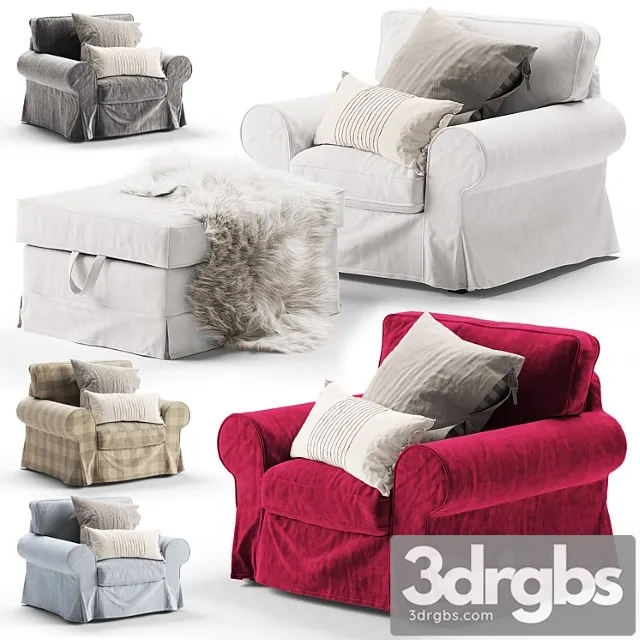 ektorp ikea 2 3D Model Free