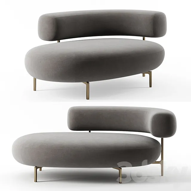 Ela sofa by Piet Boon 3D Model
