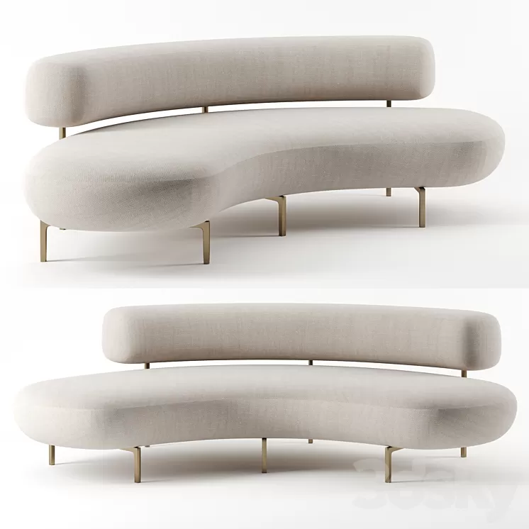 Ela sofa by Piet Boon 3D Model