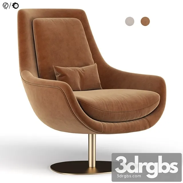 Elba Armchair 3D Model Free