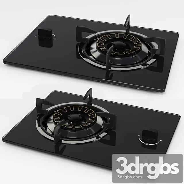 Eldig gas hob 2 3D Model Free