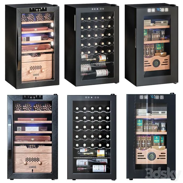 Electric Cigar Humidor 3D Model