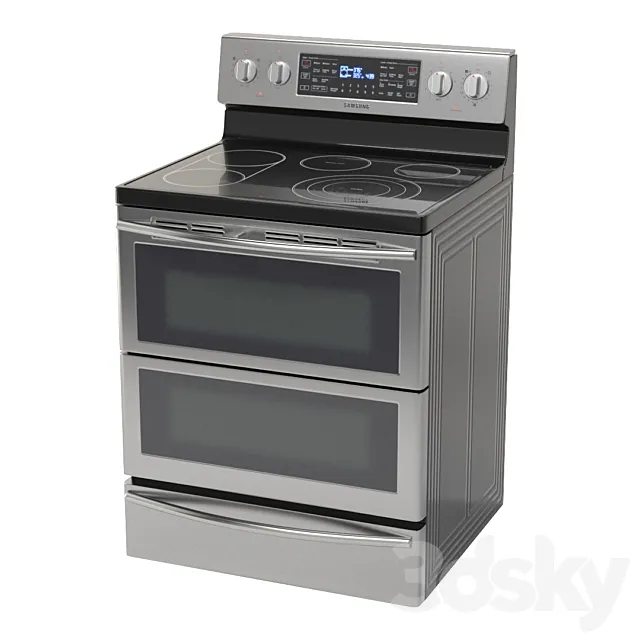Electric cooker Samsung NE59J7850WG 3D Model