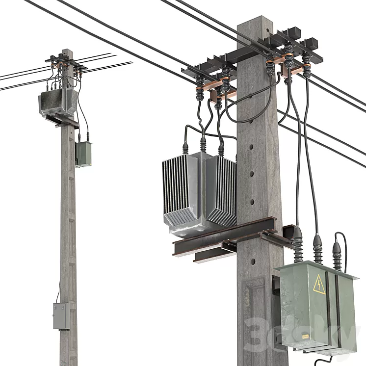 electric field 3D Model