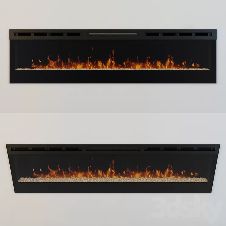 "Electric Fireplace DIMPLEX Prism 74 """ 3D Model