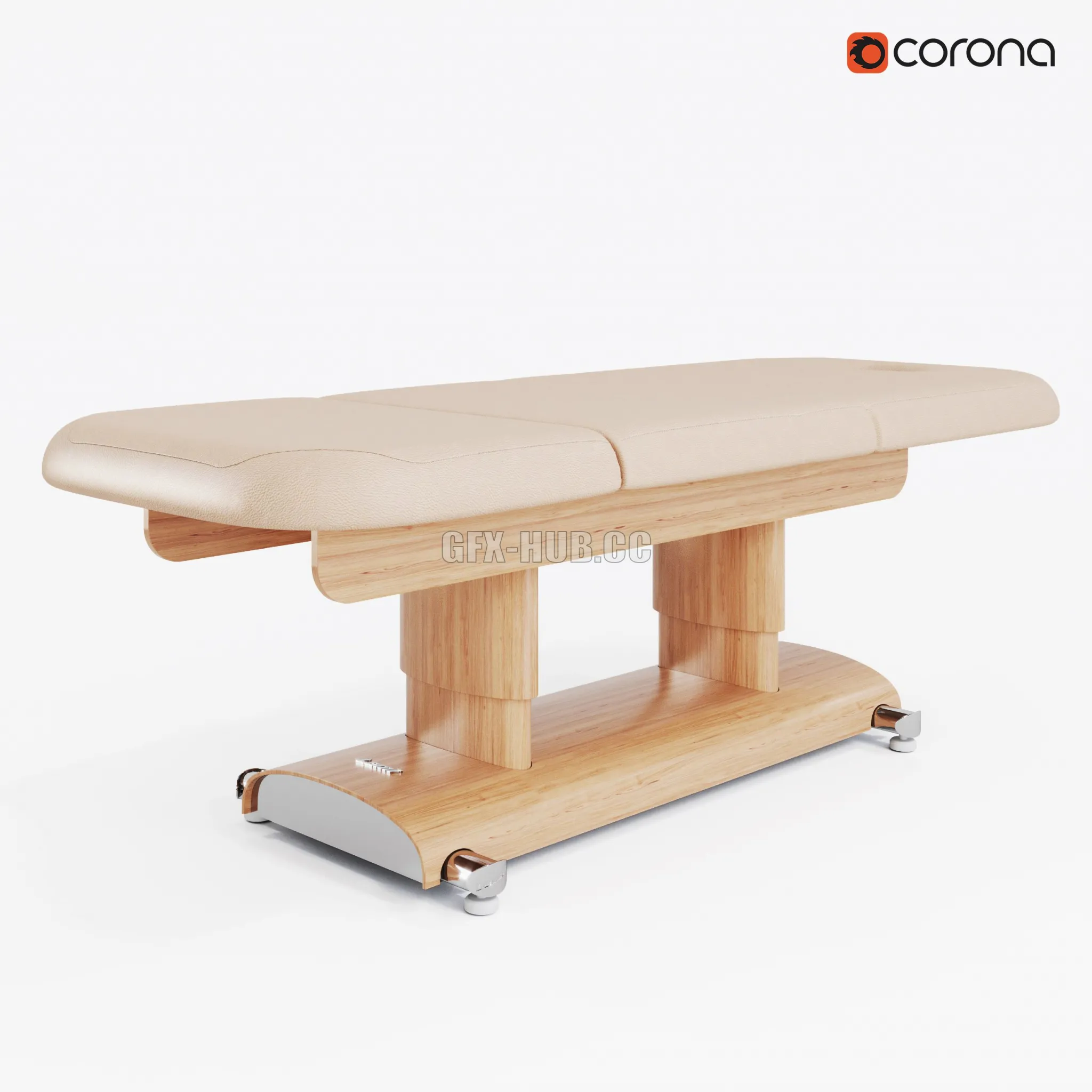 Electric folding massage bed GEMYA (Lemi Group) 3D Model