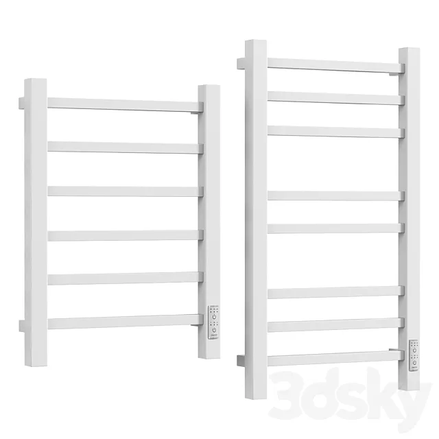 Electric heated towel rail Grois Alex 3D Model
